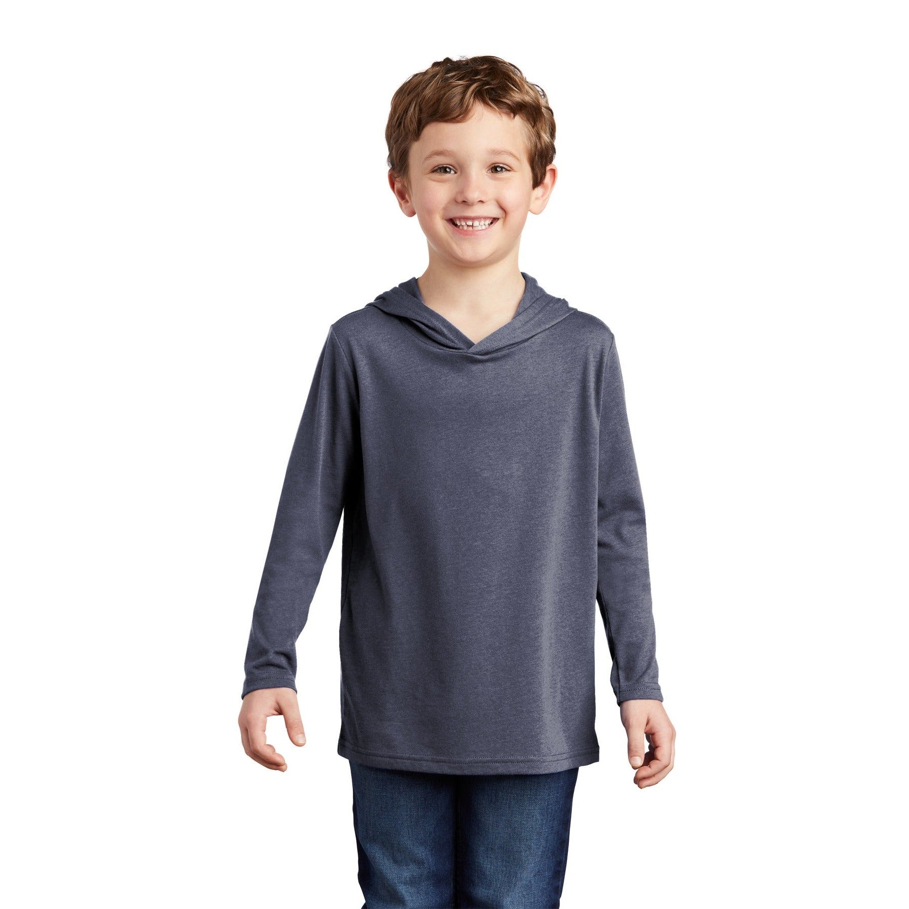 District-District ® Youth Perfect Tri ® Long Sleeve Hoodie DT139Y-MedTech-4